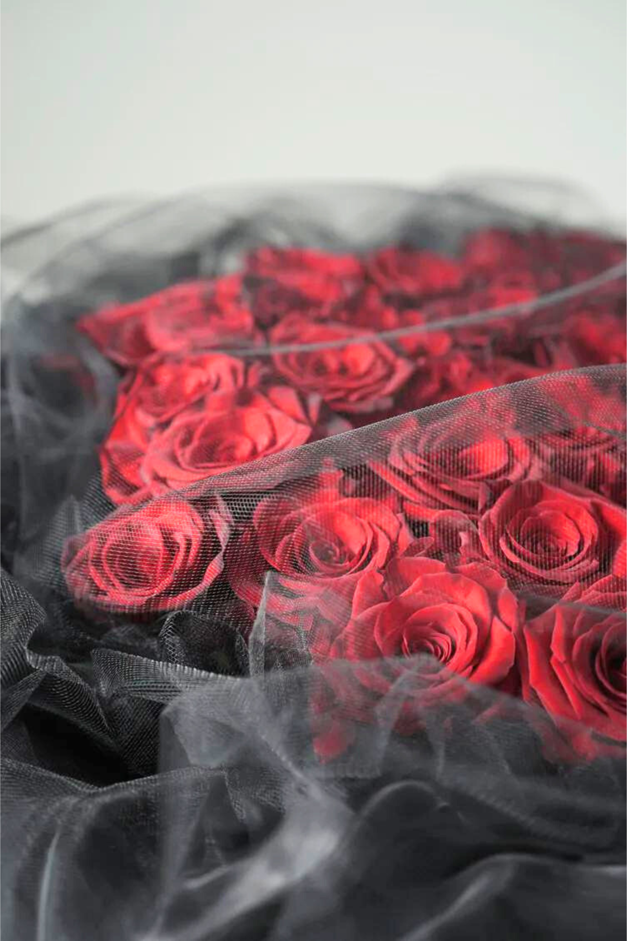Alethea Chiffon Bouquet - Paris Red