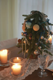 Florist Designer Small Christmas Tree_Blue Tone
