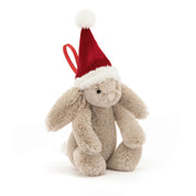 Bashful Christmas Bunny Decoration Jellycat