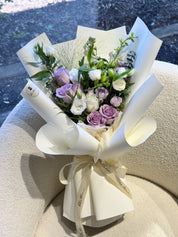 Lavender rose ocean song mixed bouquet