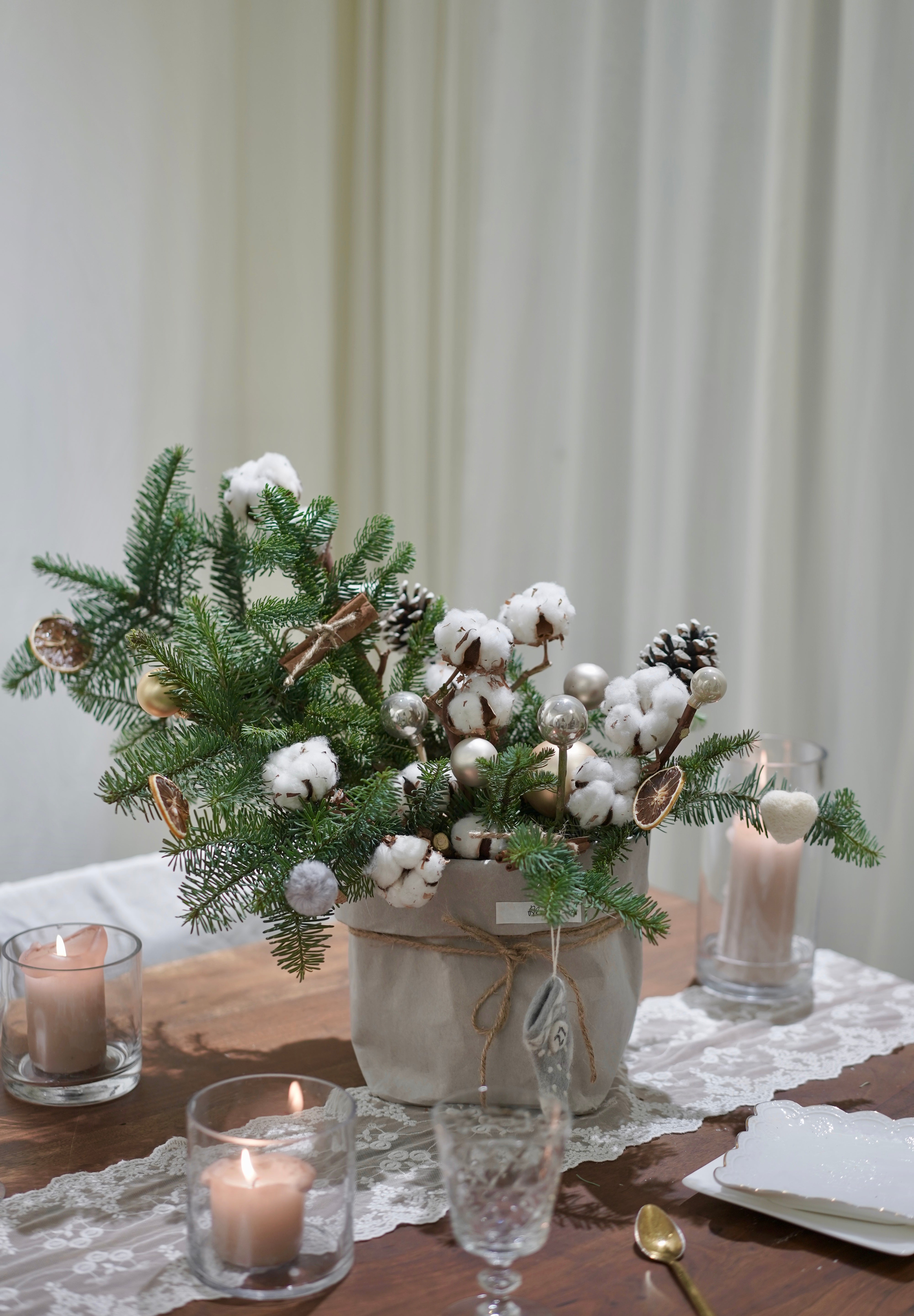 Cotton Mixed Christmas Bag