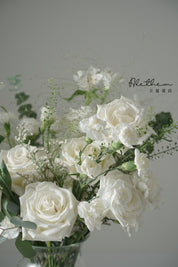 Alethea Vase Arrangement - White
