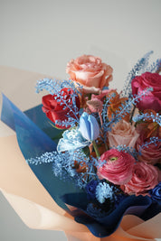 Aries Birthday Flowers Bouquet - Zodiac Collection