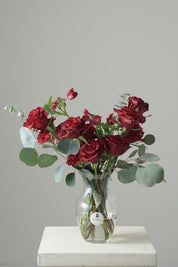 Alethea Vase Arrangement - Red