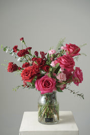 Alethea Vase Arrangement - Hot Pink