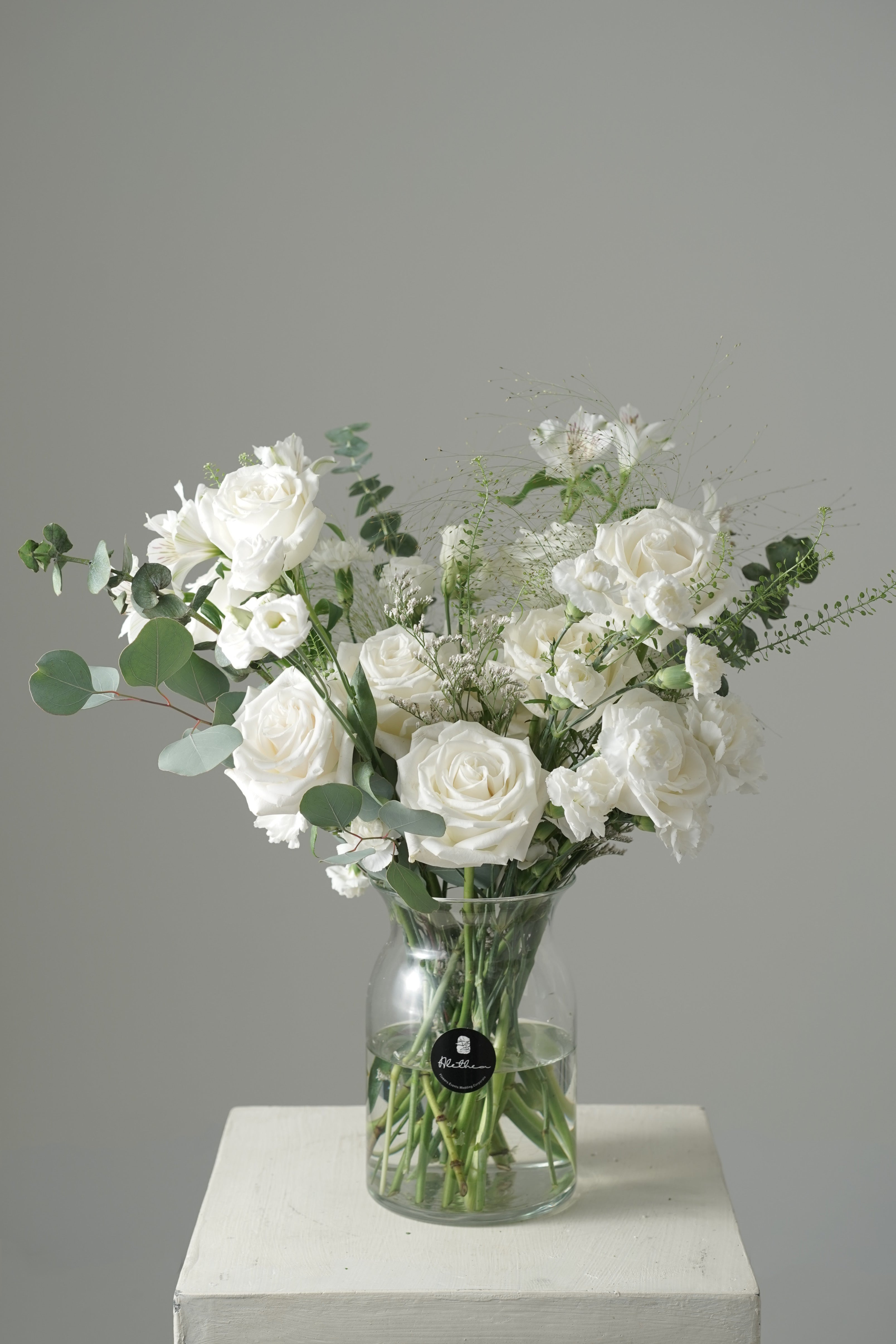 Alethea Vase Arrangement - White