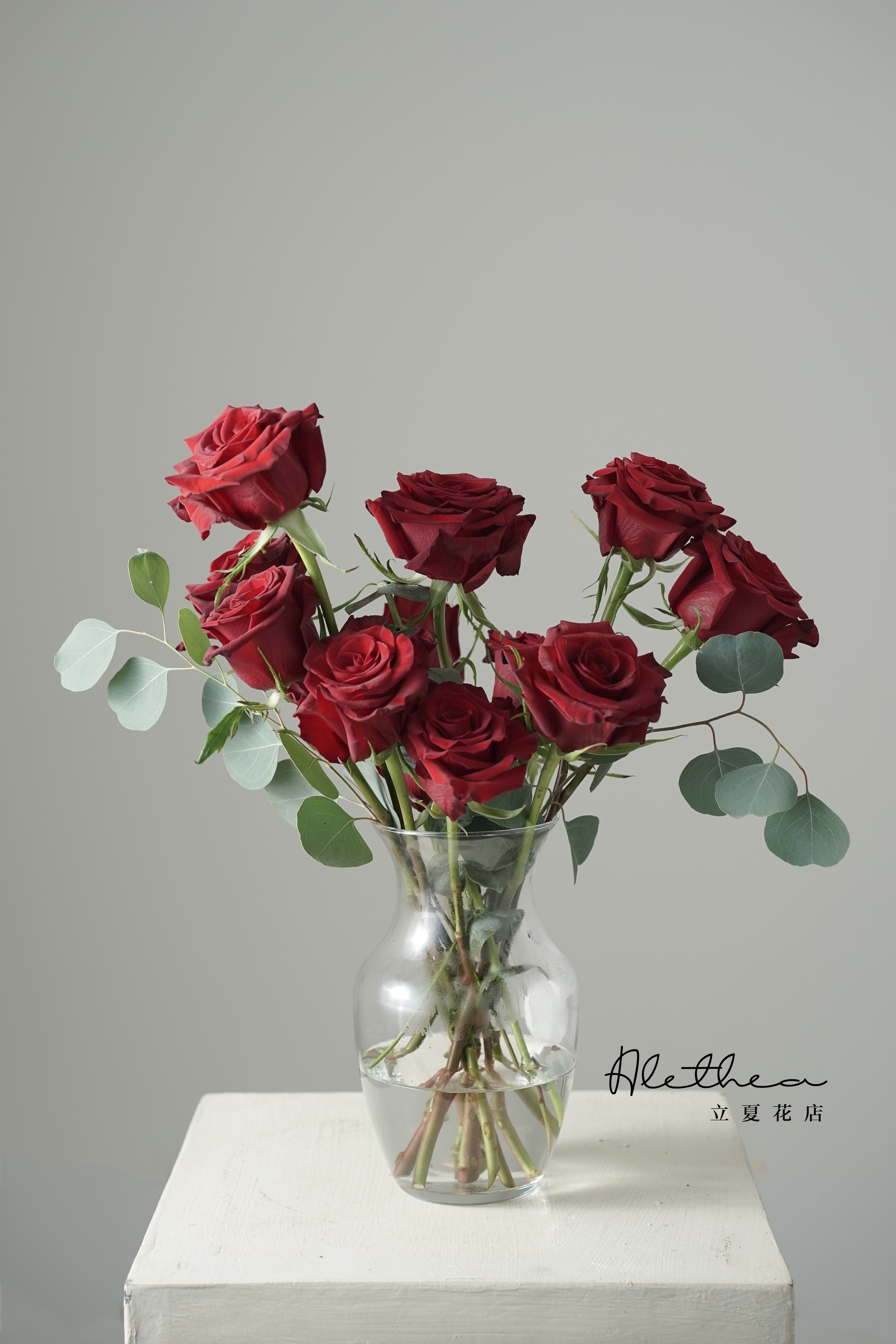 Alethea Rose Vase - Red - Valentines'Day