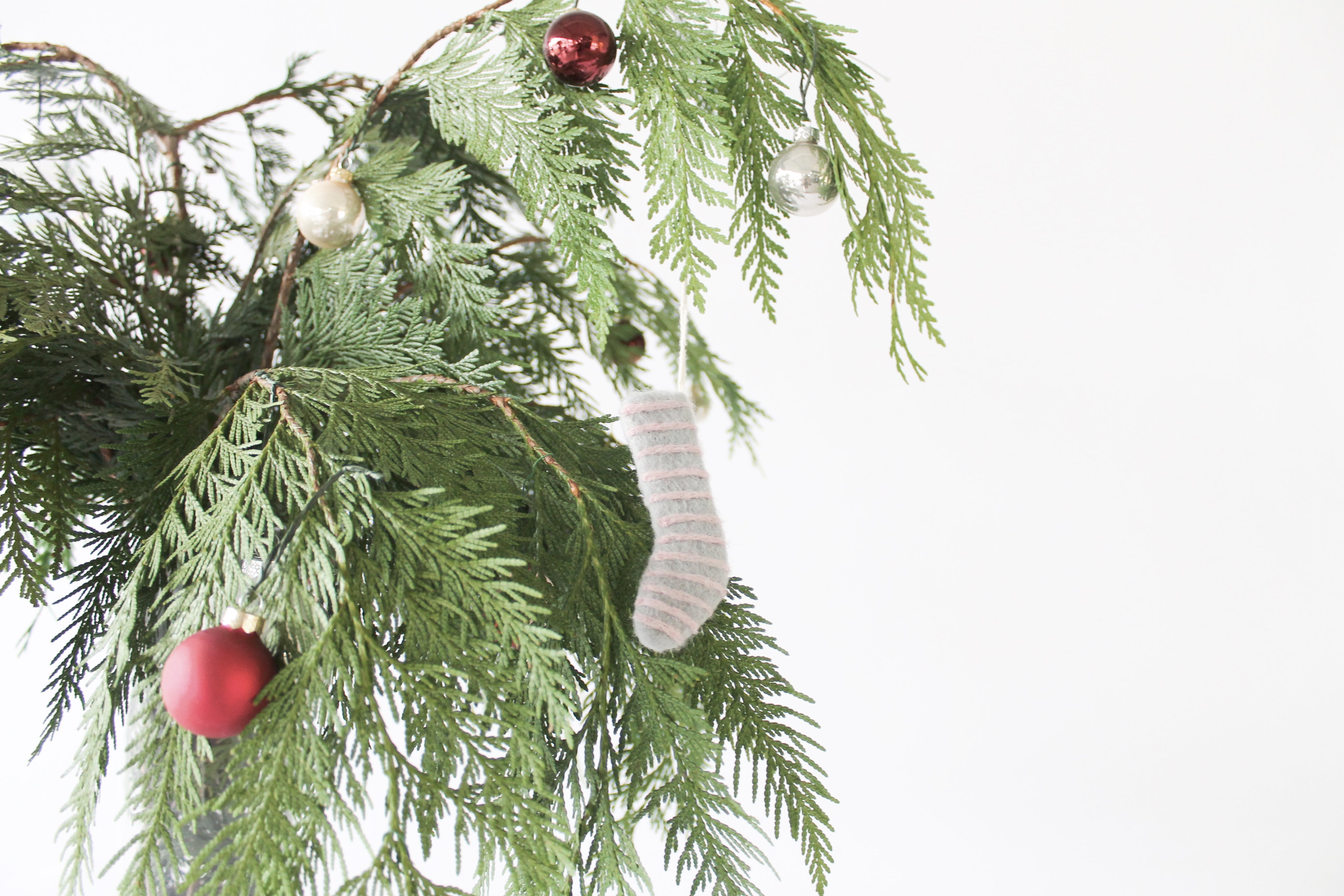 Alethea Vase Arrangement - Christmas Cedar