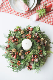 Christmas Candleholder Flower  Workshop