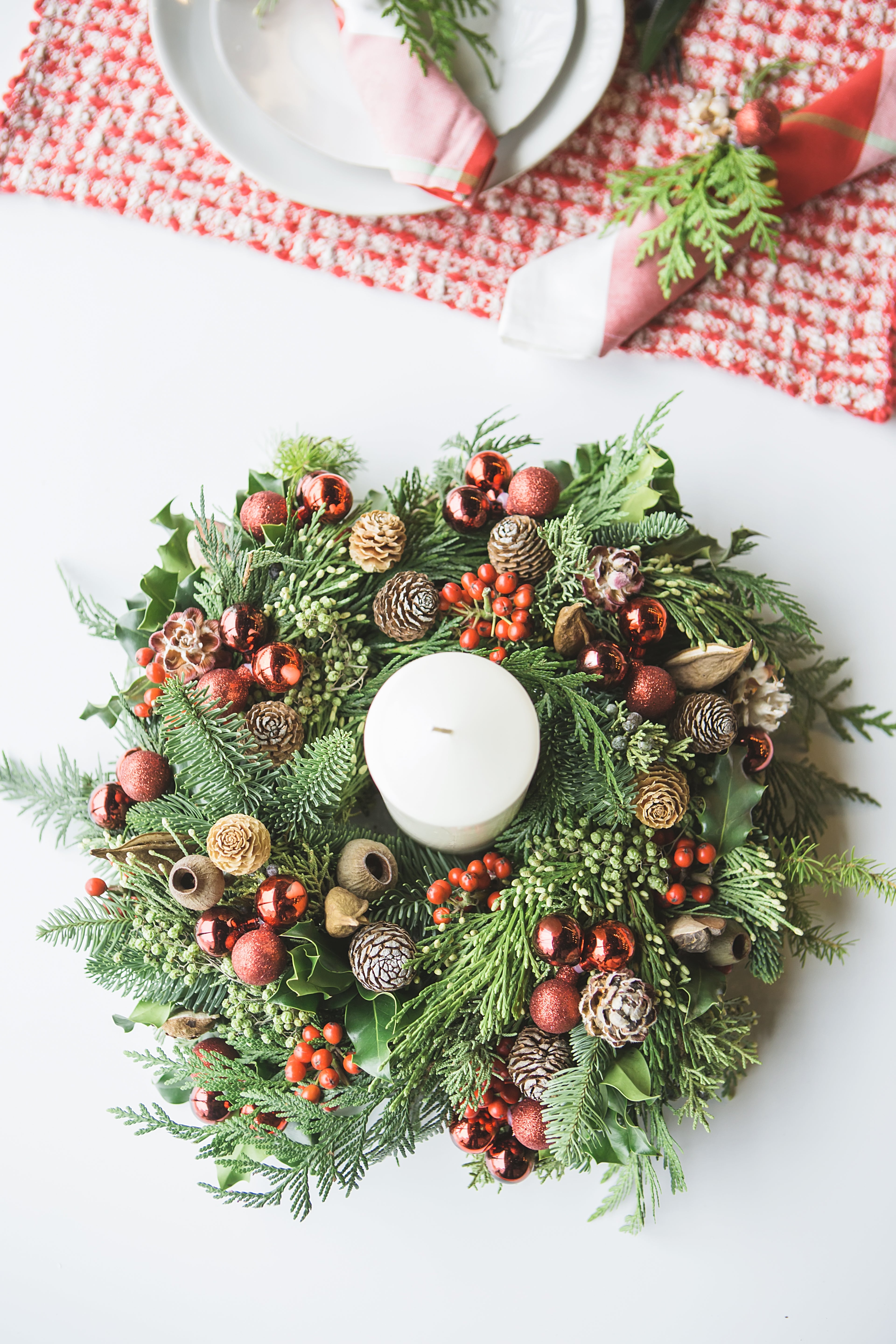 Christmas Candleholder Flower  Workshop