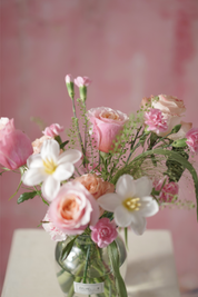 Mother's Day 2024- Pink Blush -Alethea Vase Arrangement