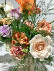 Alethea Vase Arrangement - Rosy Reverie