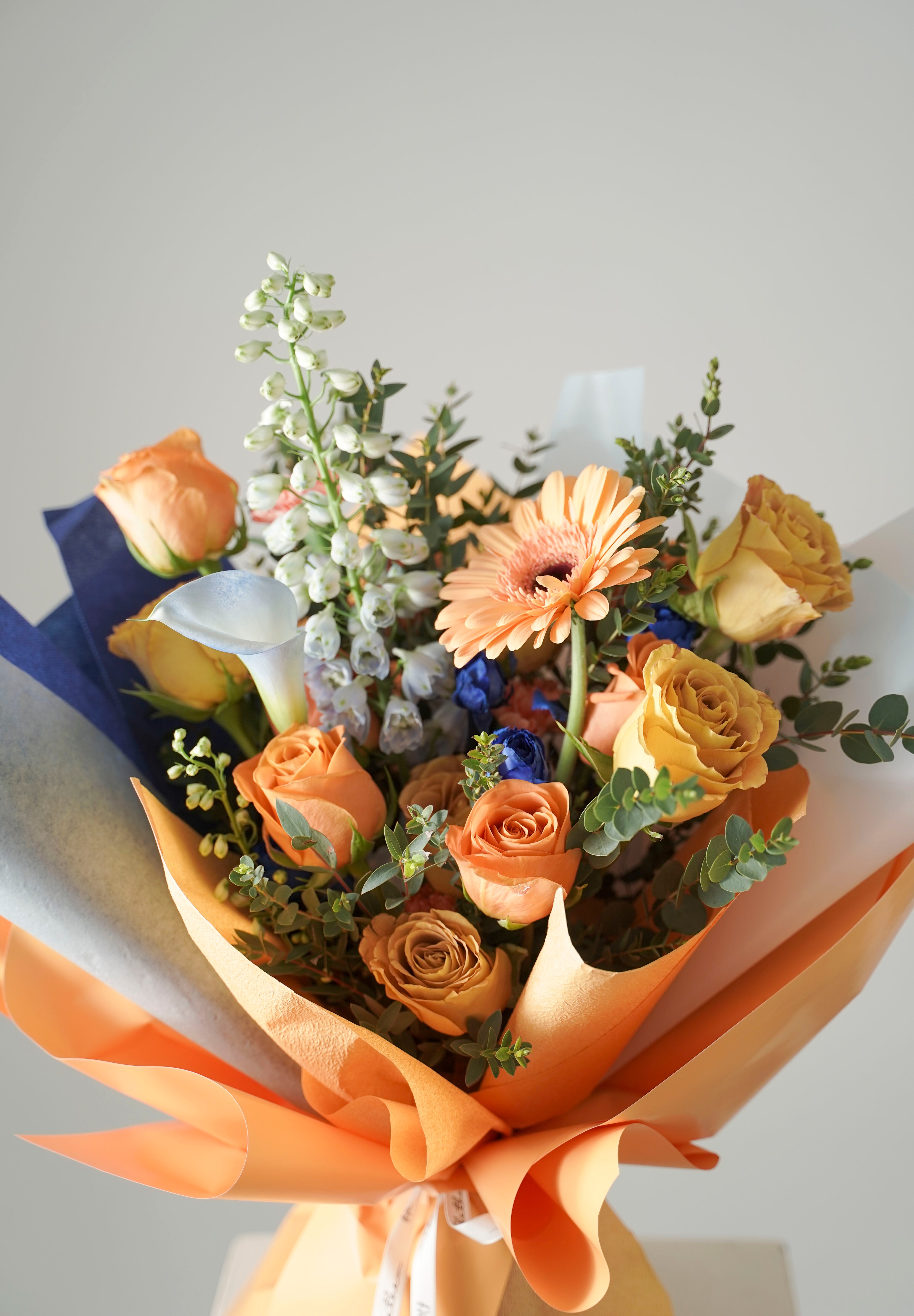 Taurus Birthday Flowers Bouquet - Zodiac Collection