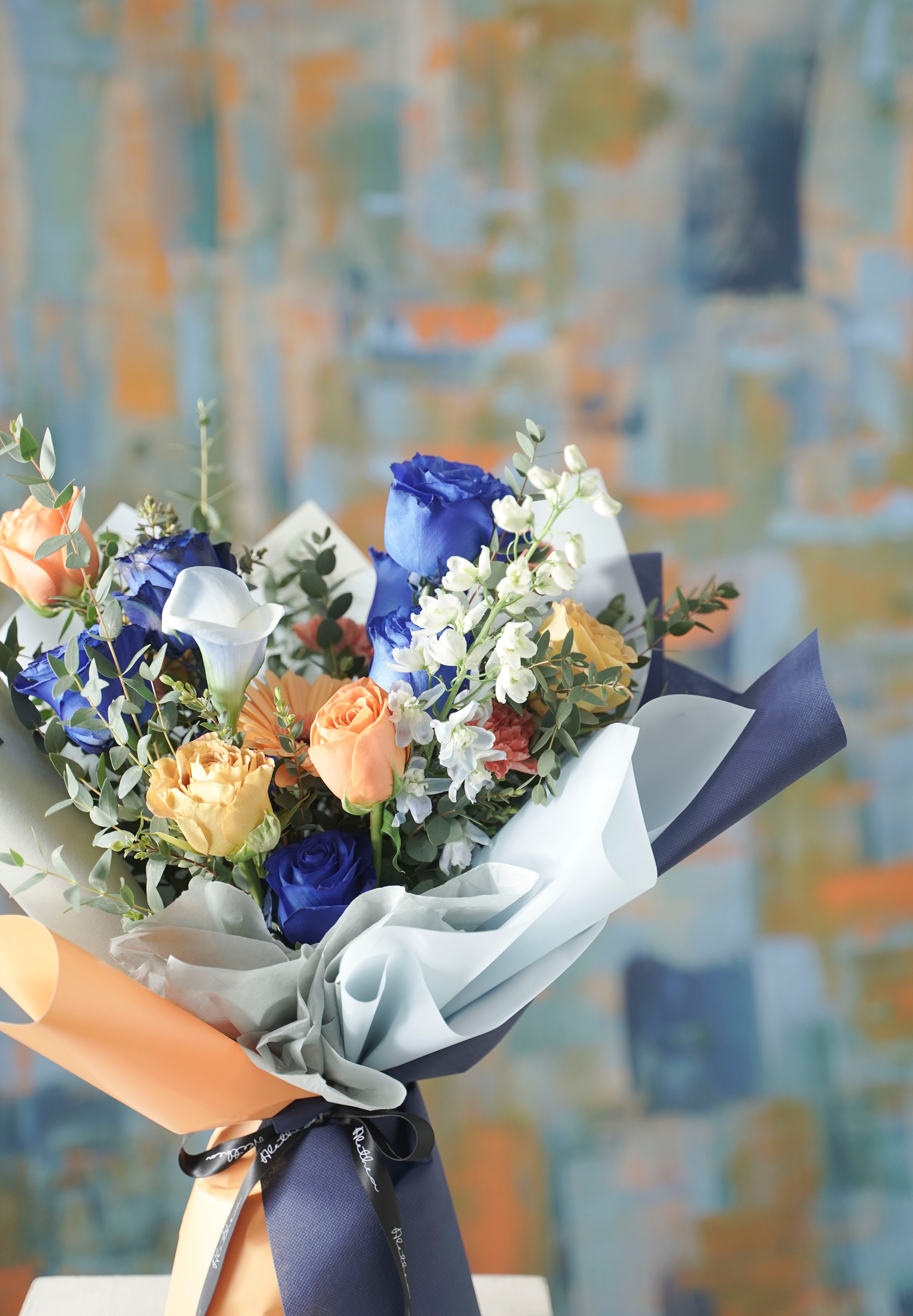 Taurus Birthday Flowers Bouquet - Zodiac Collection
