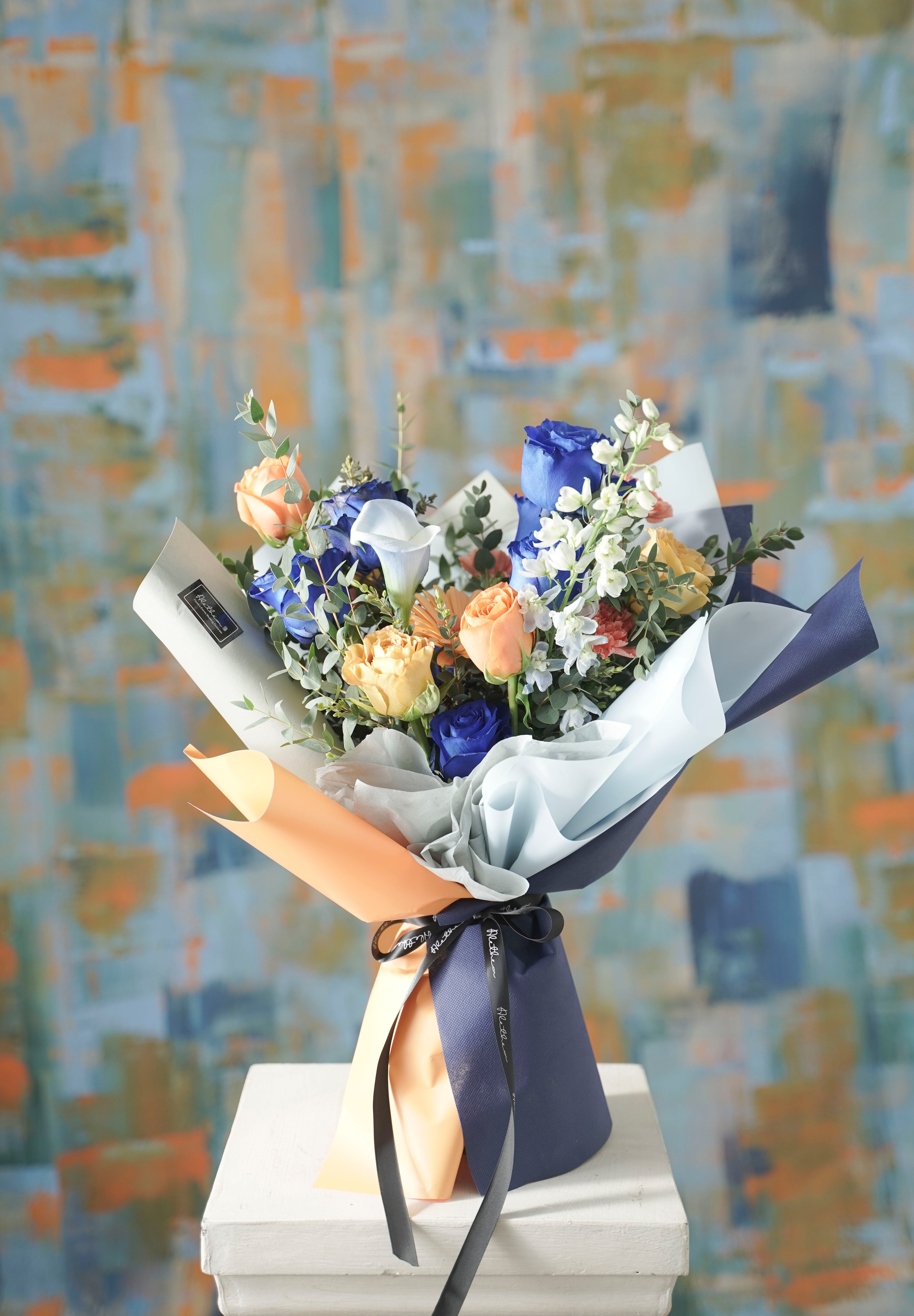 Taurus Birthday Flowers Bouquet - Zodiac Collection