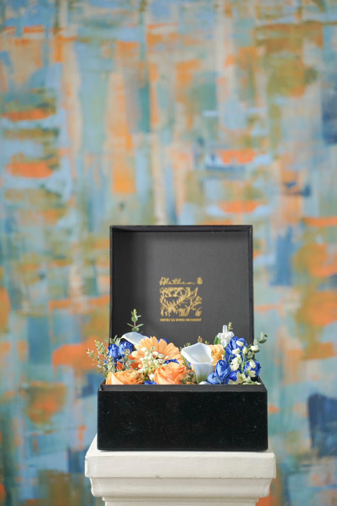 Taurus Birthday Flowers Gift Box - Zodiac Collection