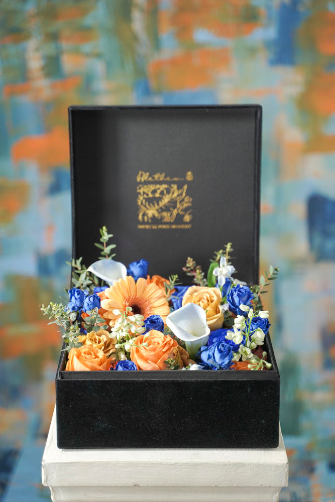 Taurus Birthday Flowers Gift Box - Zodiac Collection