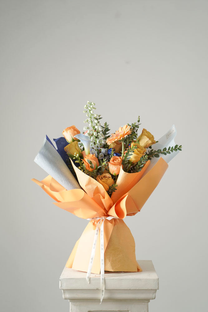 Taurus Birthday Flowers Bouquet - Zodiac Collection - For Her