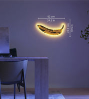 Yellowpop - 'Banana' - Andy Warhol LED Art