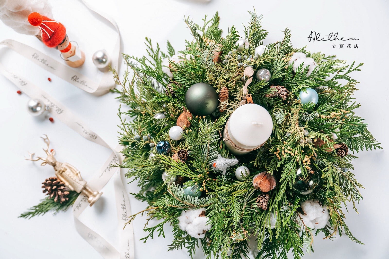 Christmas Candleholder Flower  Workshop