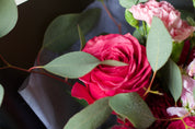 Alethea Graduation Bouquet - Red Tone