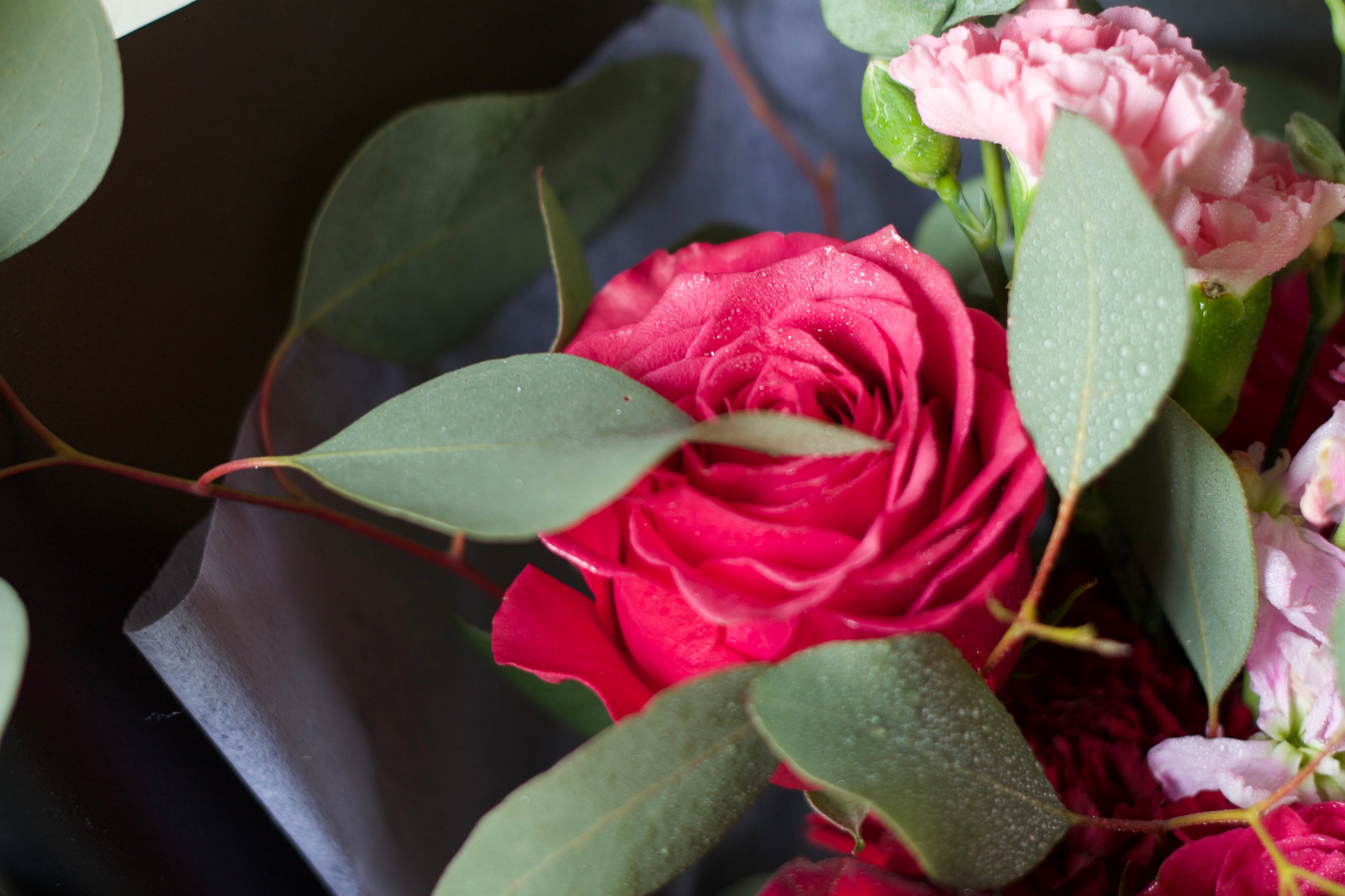 Alethea Graduation Bouquet - Red Tone
