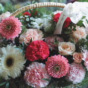 Alethea Flower Basket - Pale Top View