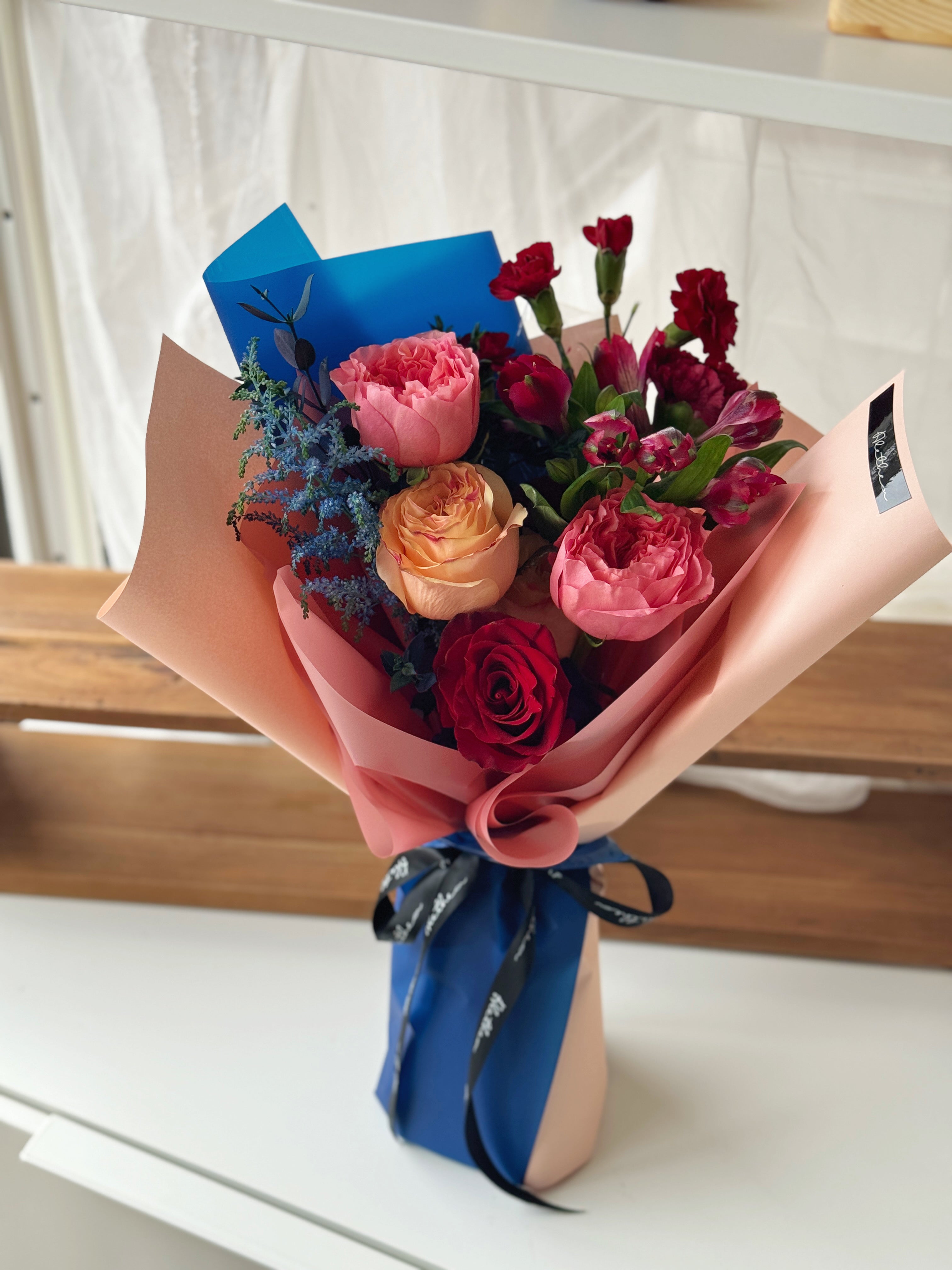 Aries Birthday Flowers Bouquet
