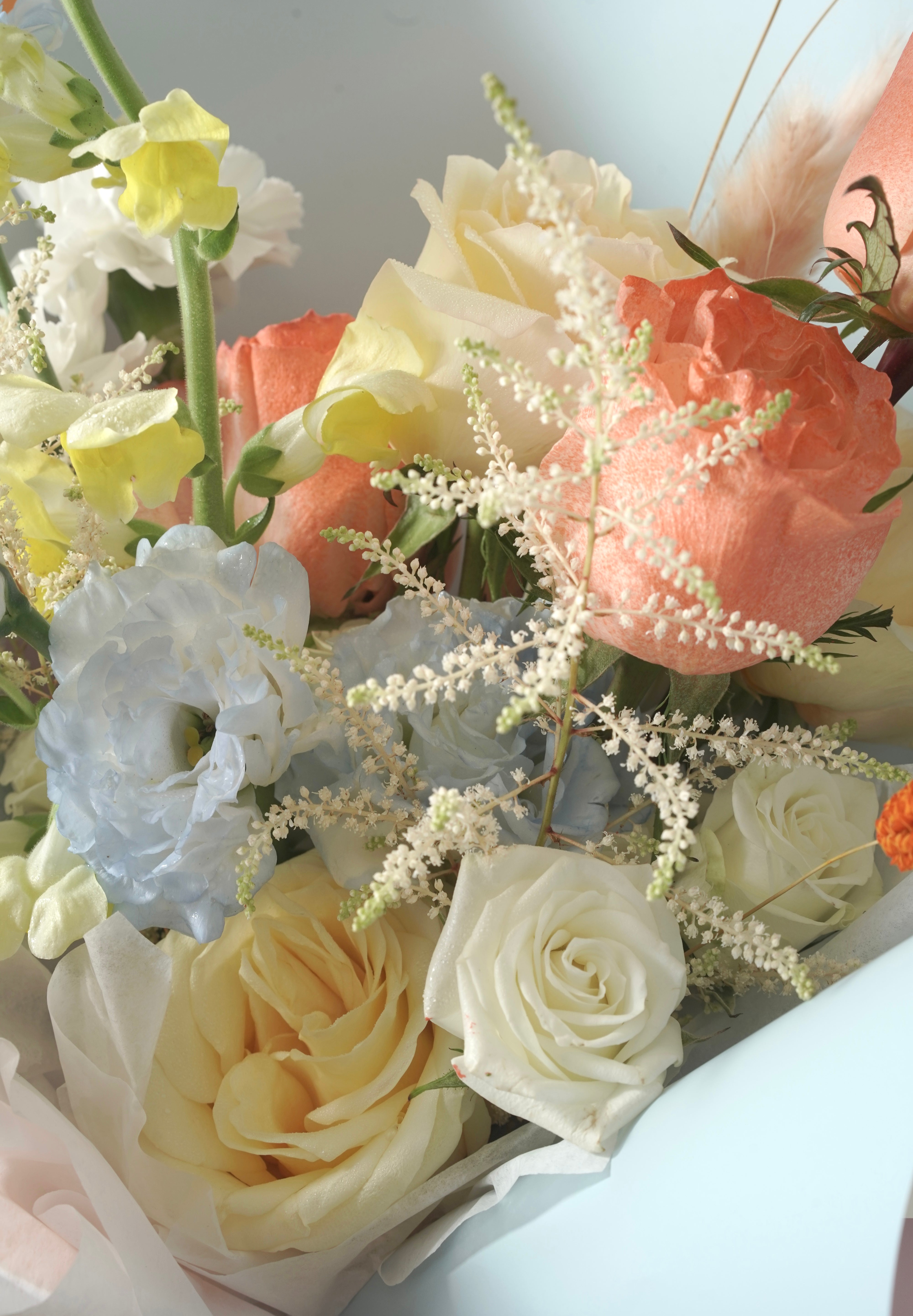Orange Mixed Bouquet🧡💛🩵