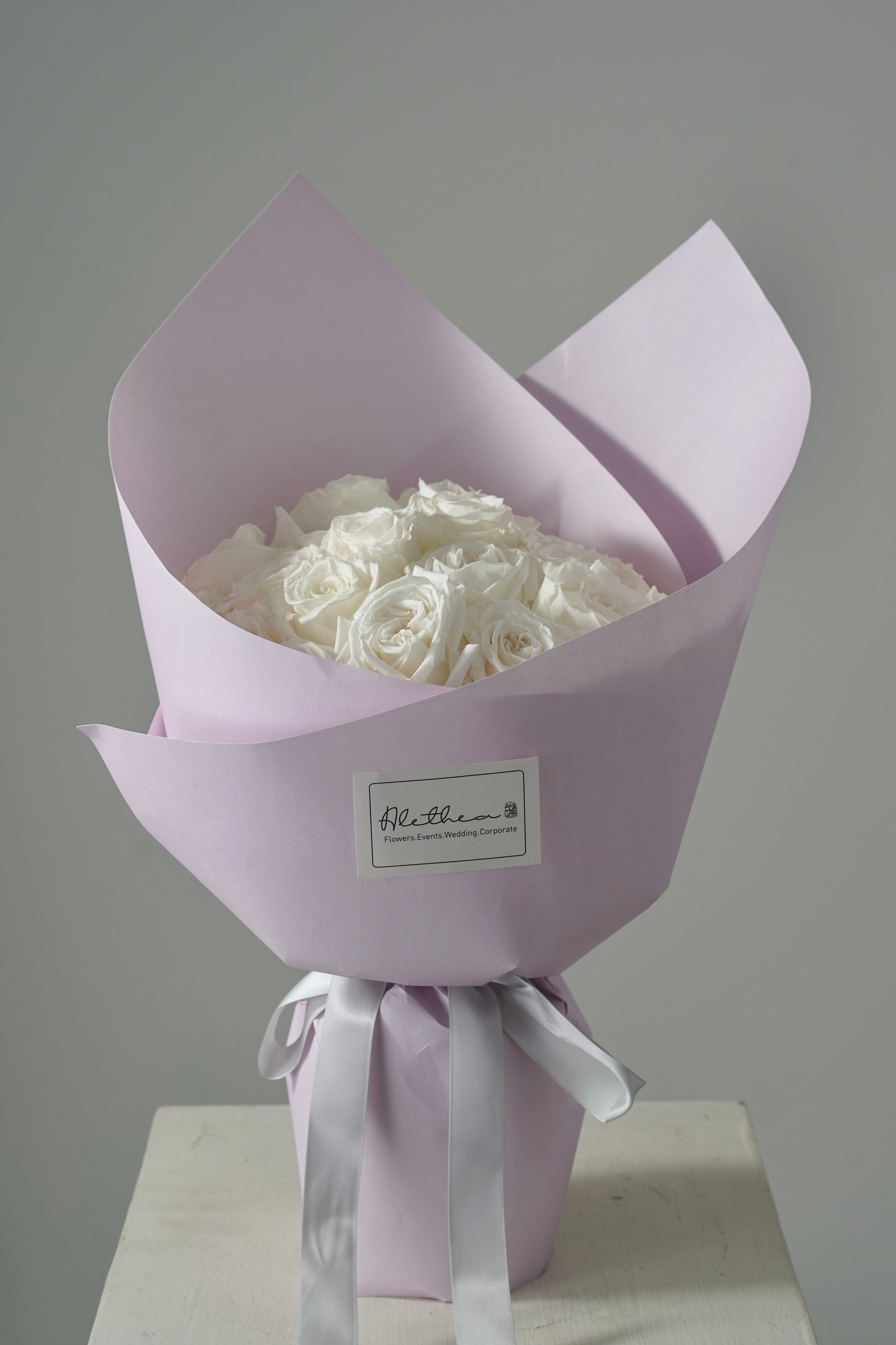 White Rose Bouquet-2025 Valentine’s Day