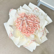 Heart Shaped Chiffon Bouquet