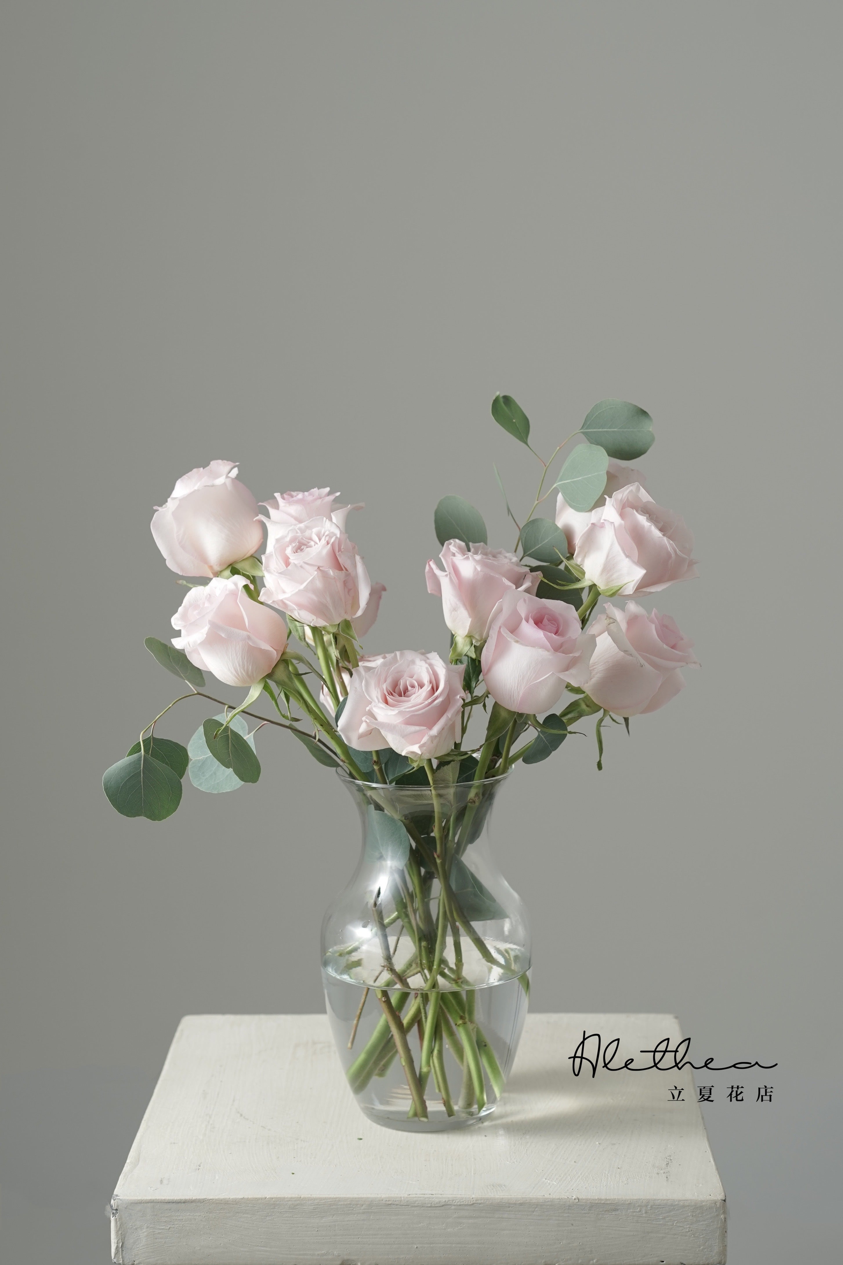 Alethea Rose Vase - Pink - Valentines'Day