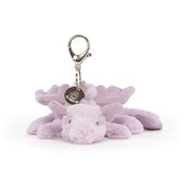 Lavender Dragon Bag Charm Jellycat