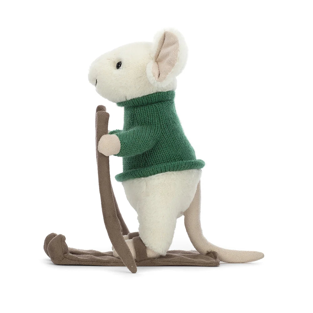 Merry Mouse Skiing Jellycat