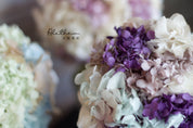 Potted Hydrangea - Lavender - Preserved Flower