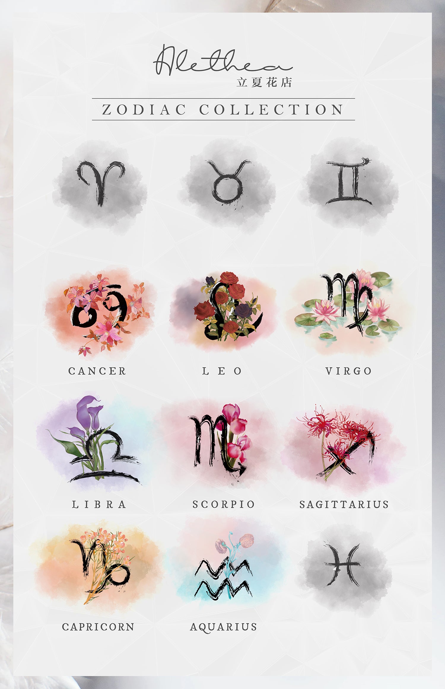 Alethea Aquarius Impression - Zodiac Sign